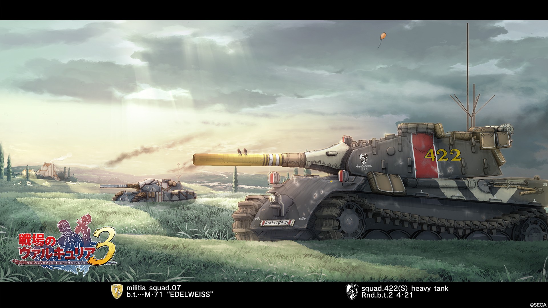 Valkyria Chronicles Edelweiss Tank HD Wallpaper For