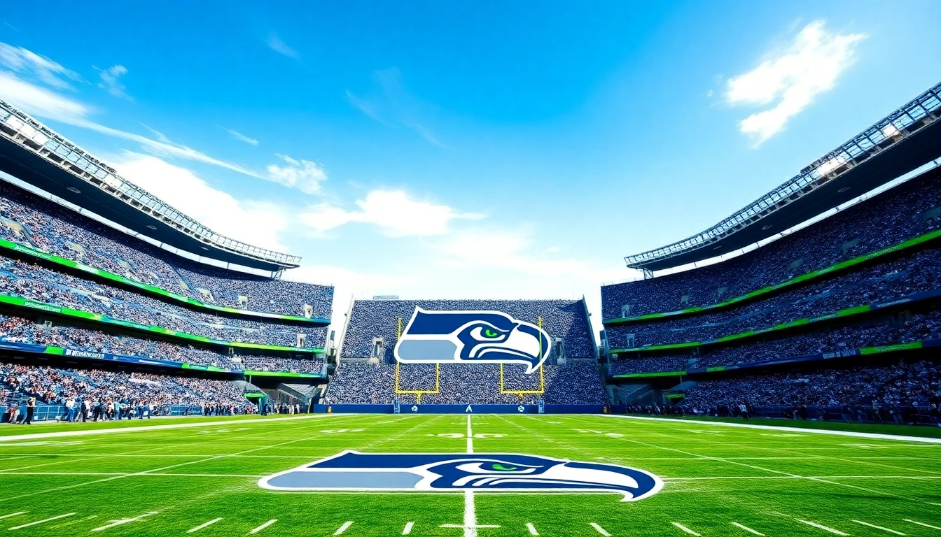 🔥 Free Download Seattle Seahawks Football Field Wallpaper by ...