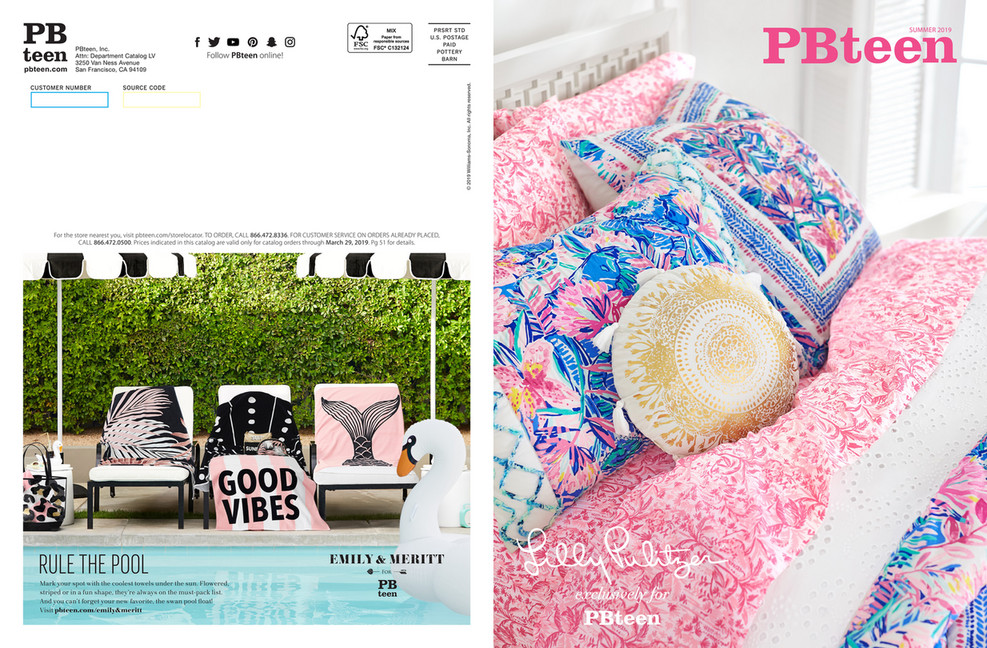 Pottery Barn Teen Ecatalog
