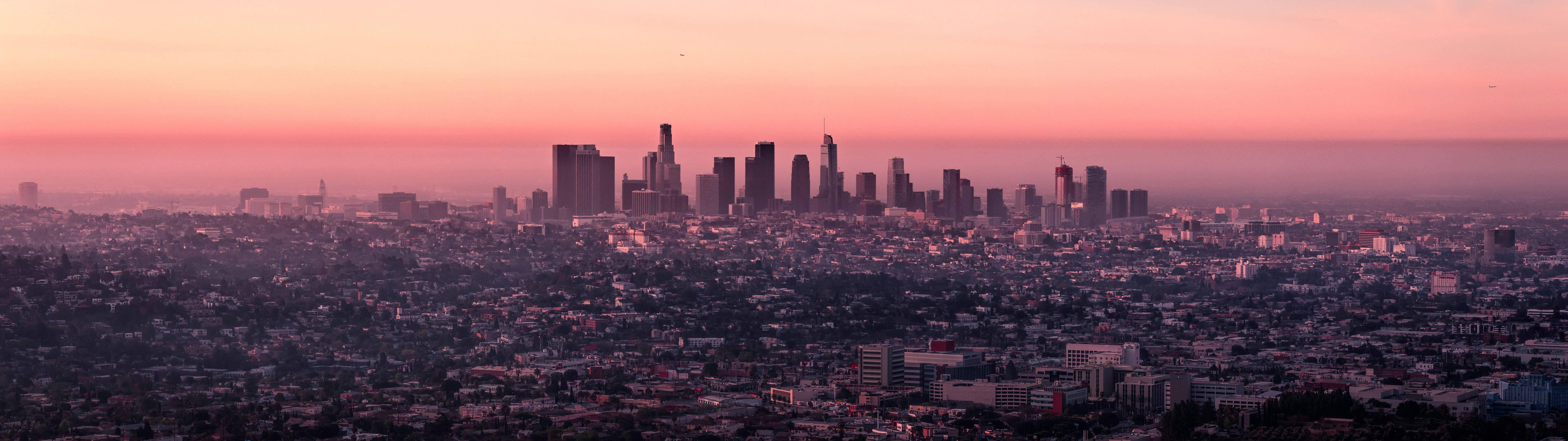 Panorama Of Los Angeles 4k Wallpaper