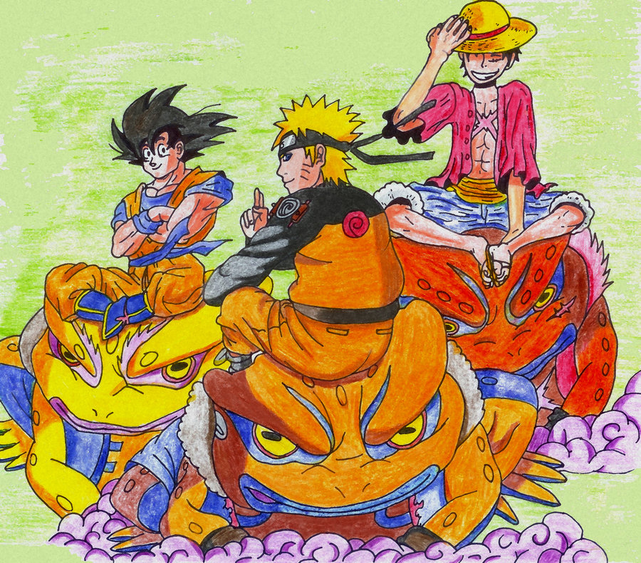 Natsu Naruto Ichigo Luffy Kids Wallpaper