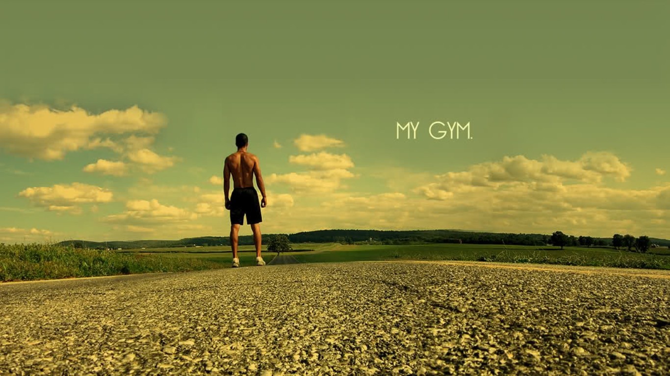 Gym Alone HD Wallpaper Fitness Sad Boy