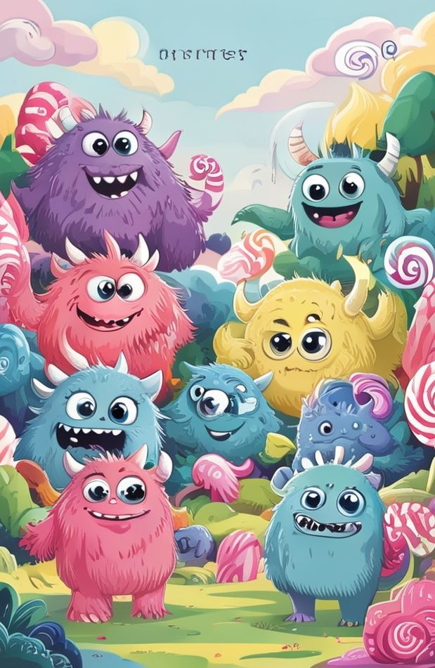 Cute Monster Wallpaper