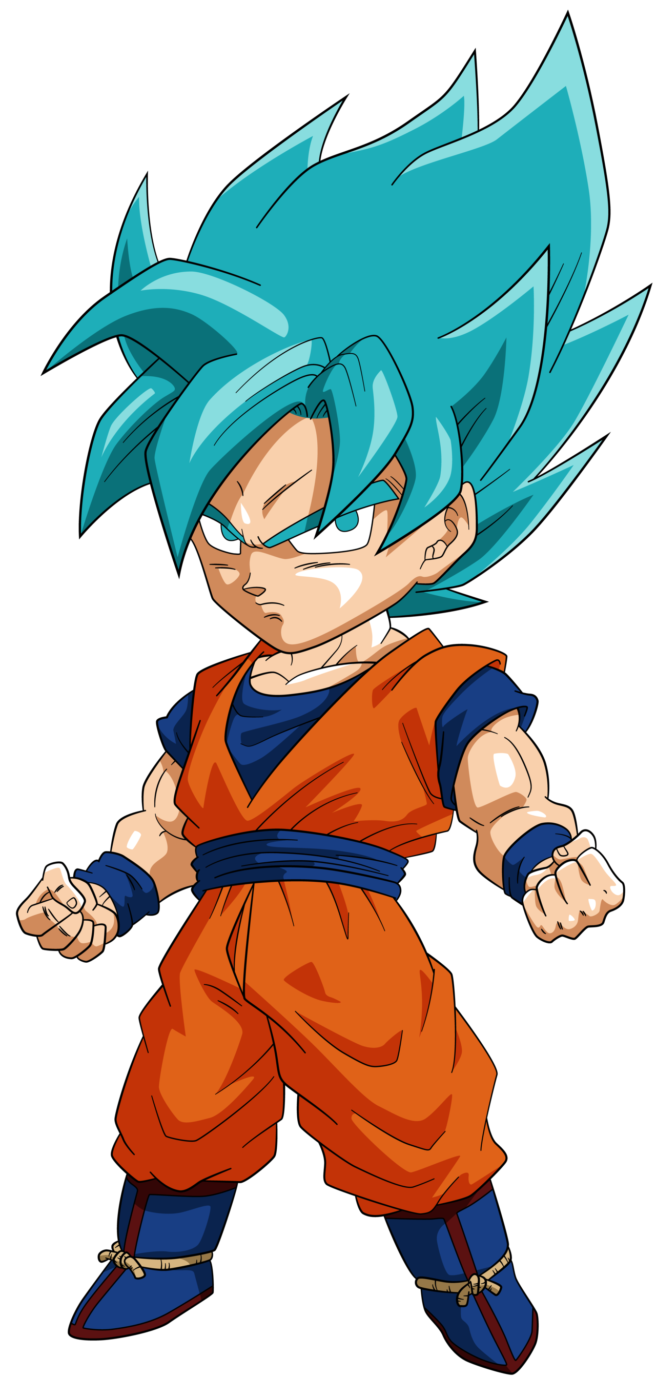 Chibi Ssgss Goku By Rayzorblade189