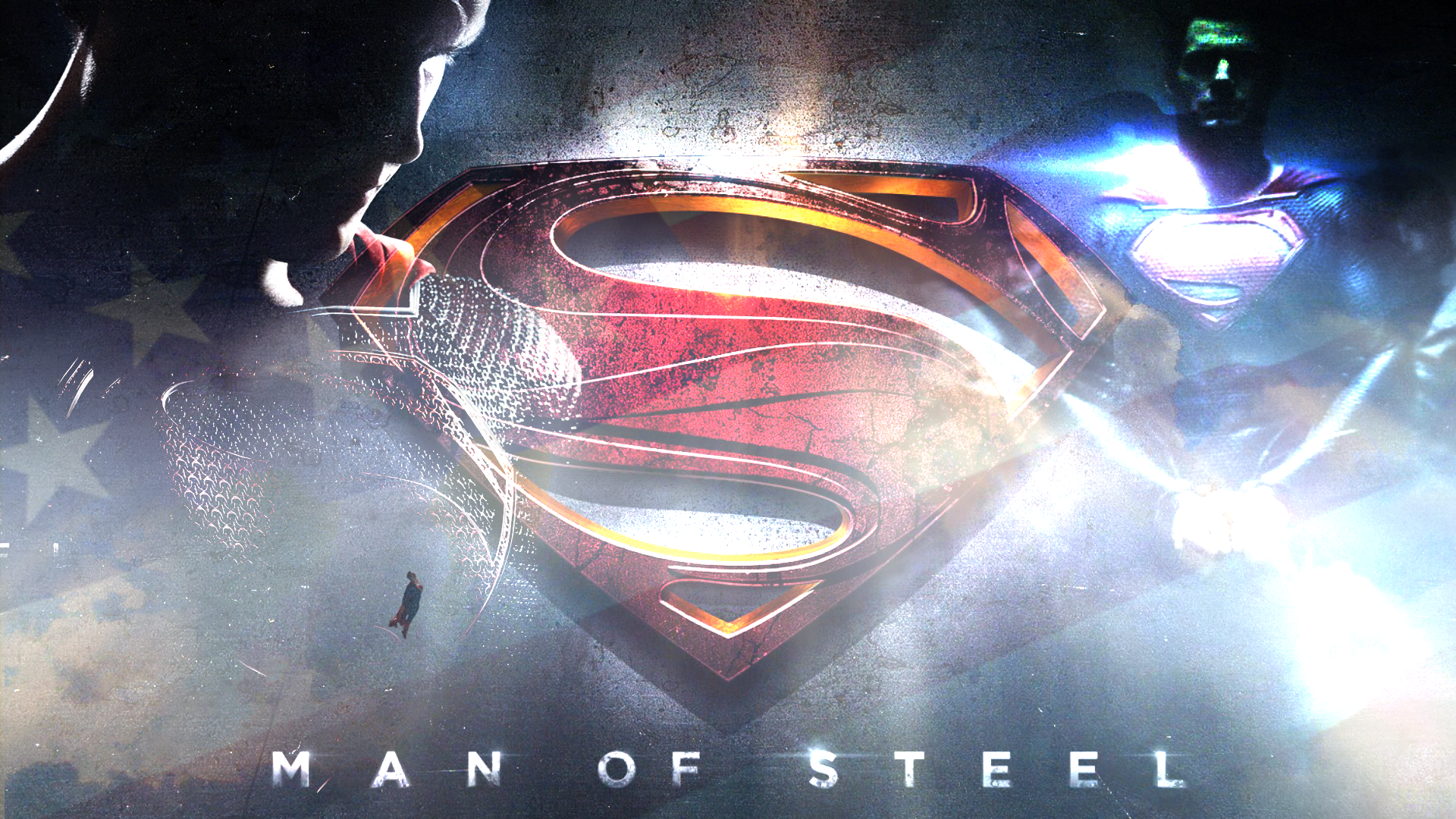 Superman Man of Steel Henry Cavill logo comics wallpaper background