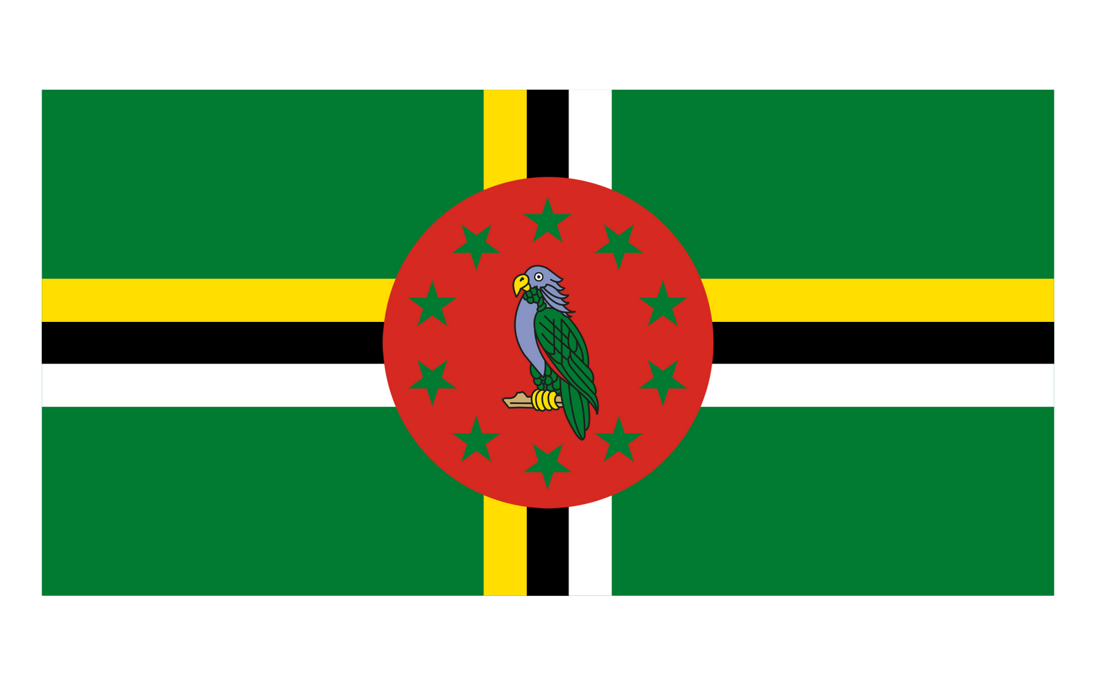 World Flags Dominica Flag HD Wallpaper