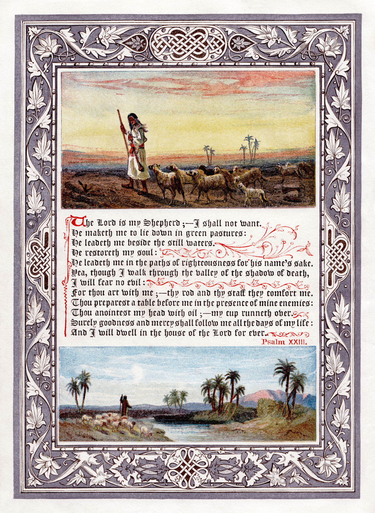 Restoration Of An Image Psalm King James Version Frontispiece