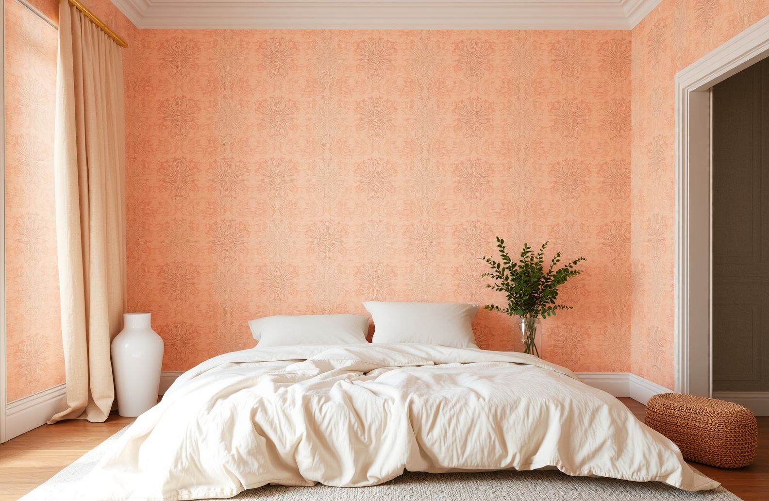 Peach Color Wallpaper