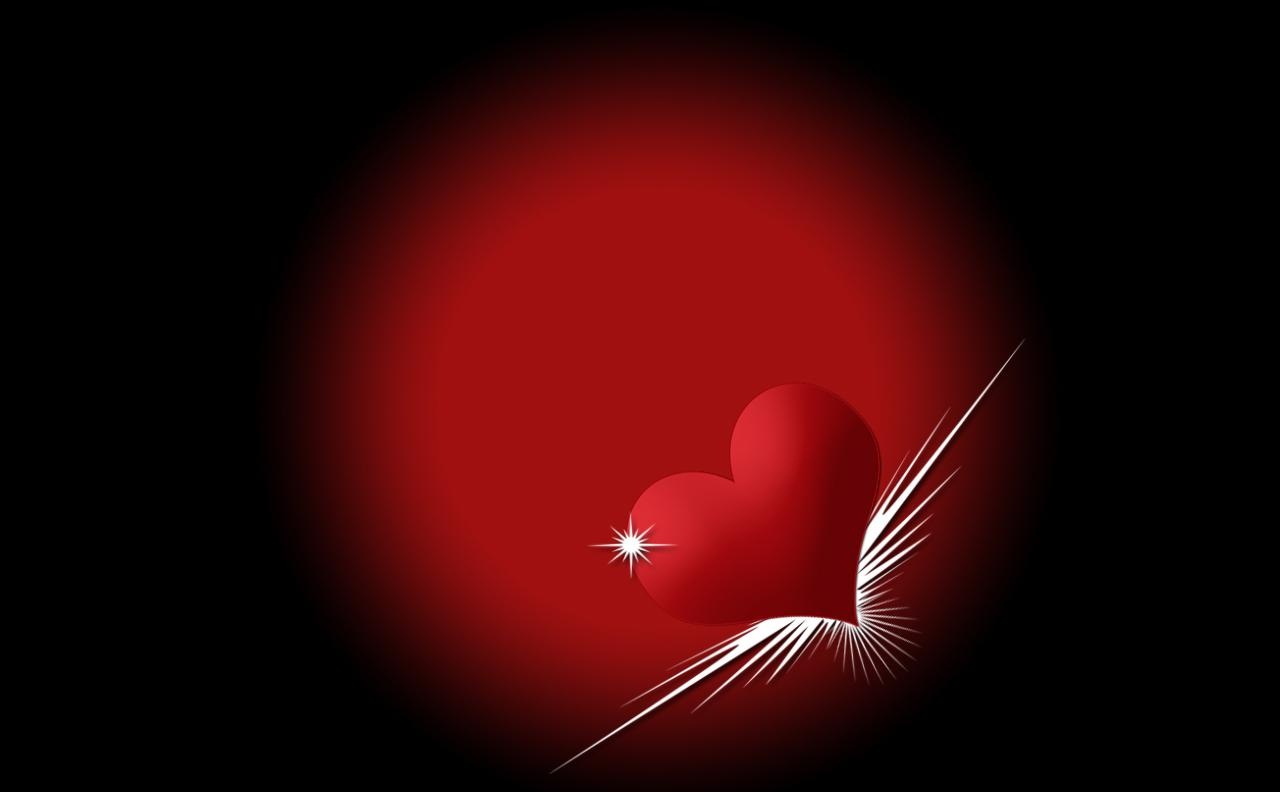 Black Heart Love Valentine HD Wallpaper Gallery