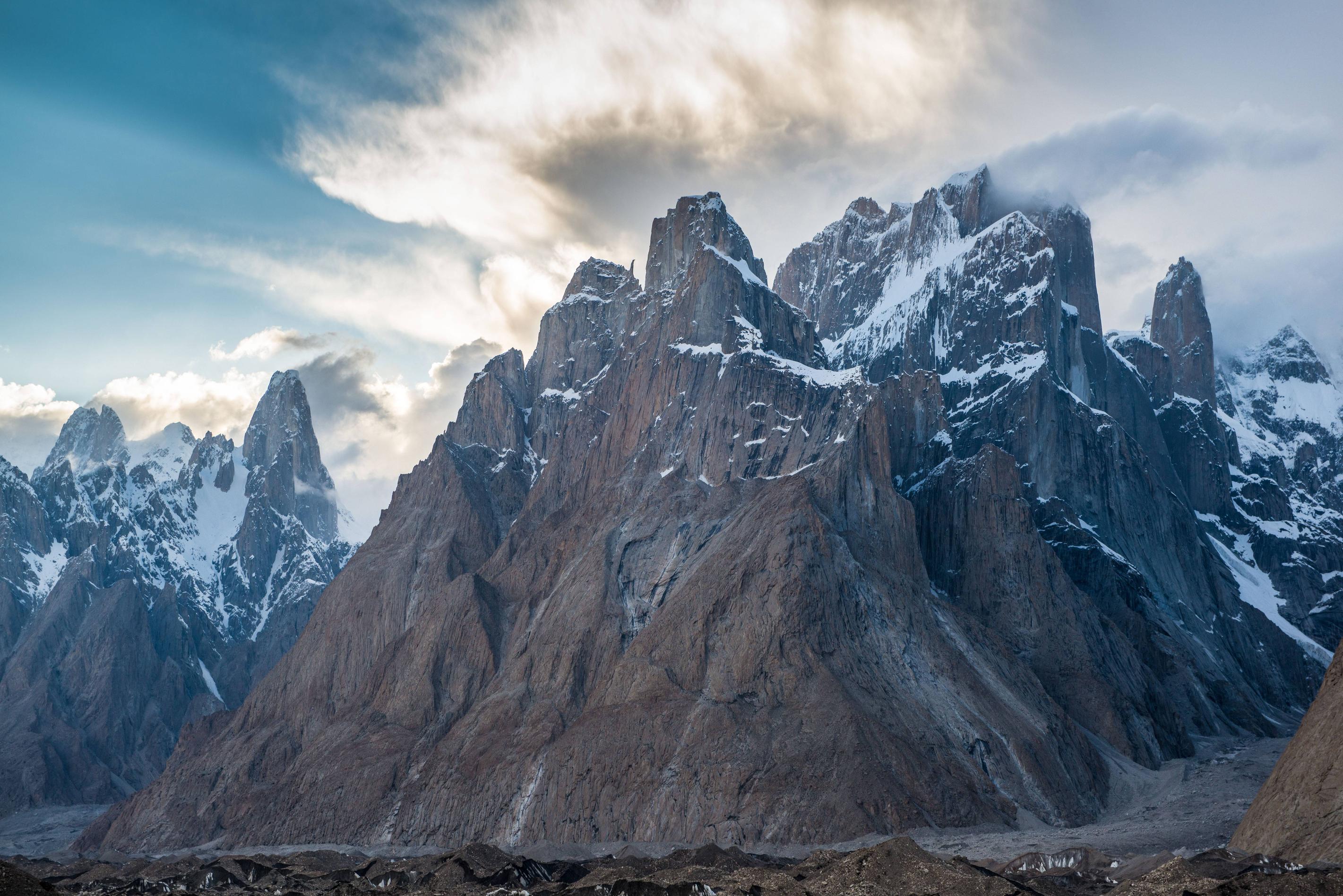 Trango Towers Which Features The World S Highest Nearly Vertical