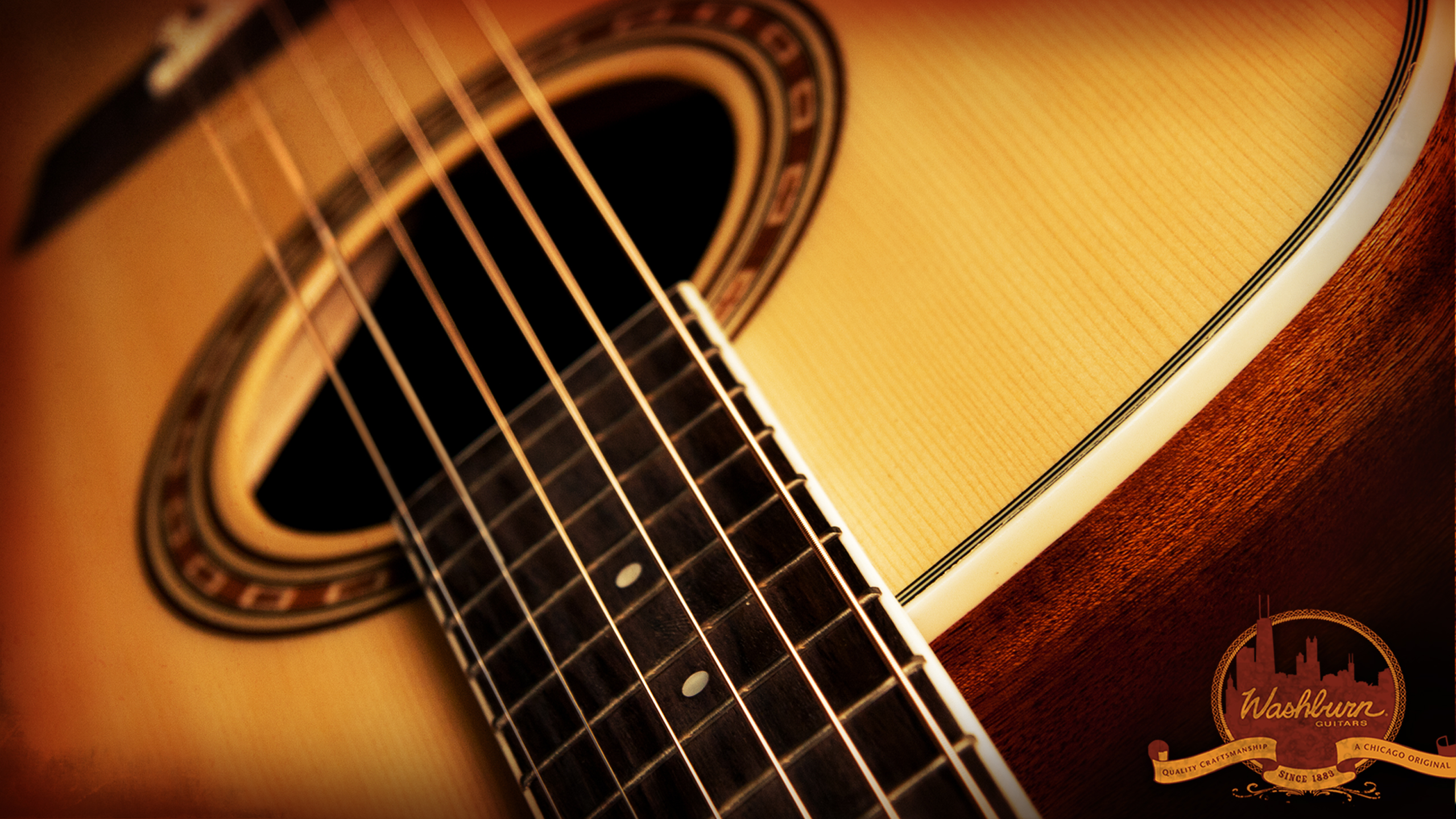Free download Acoustic Guitar wallpaper 1035554 [2560x1440] for your