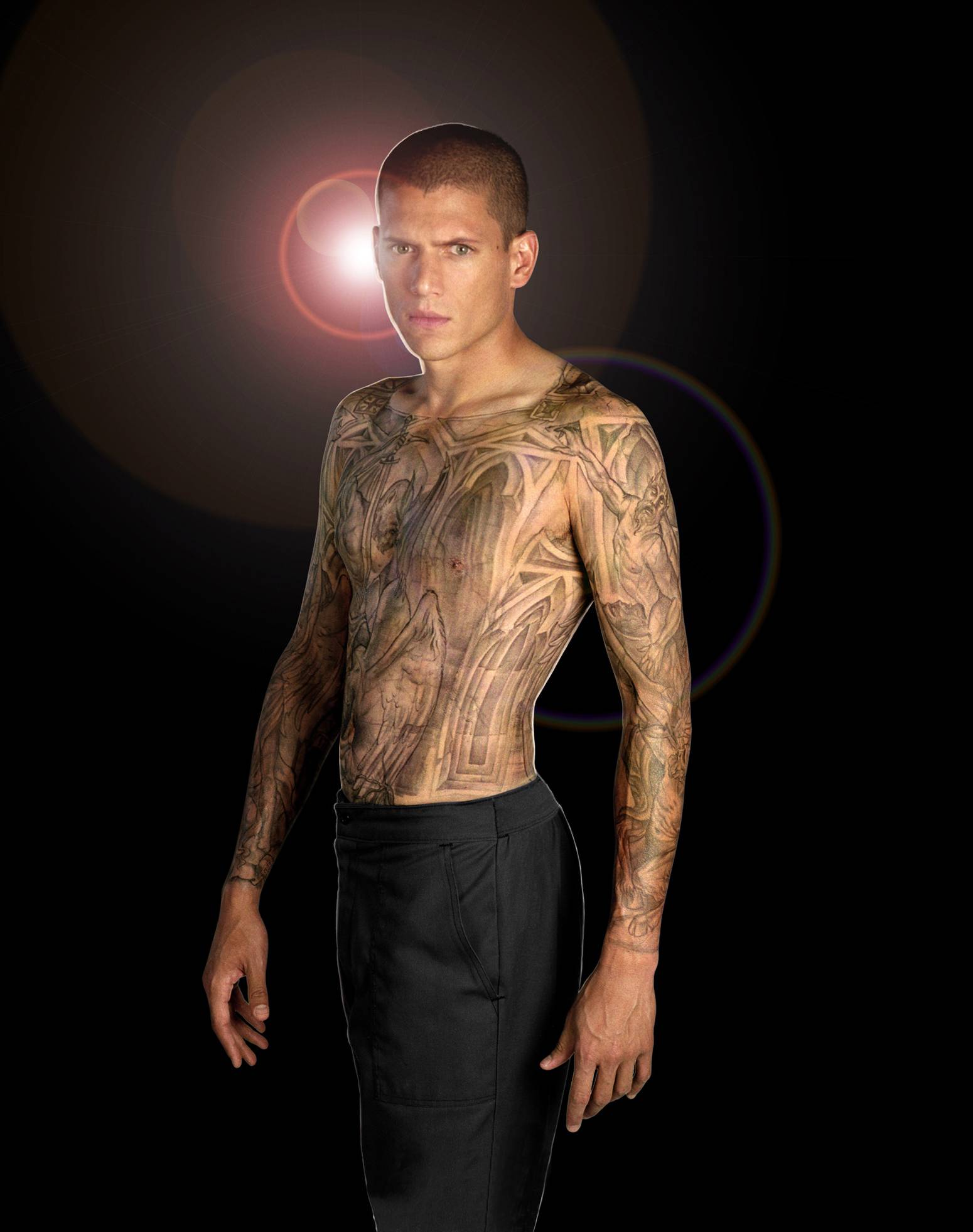 Tattoos wentworth miller prison break michael scofield