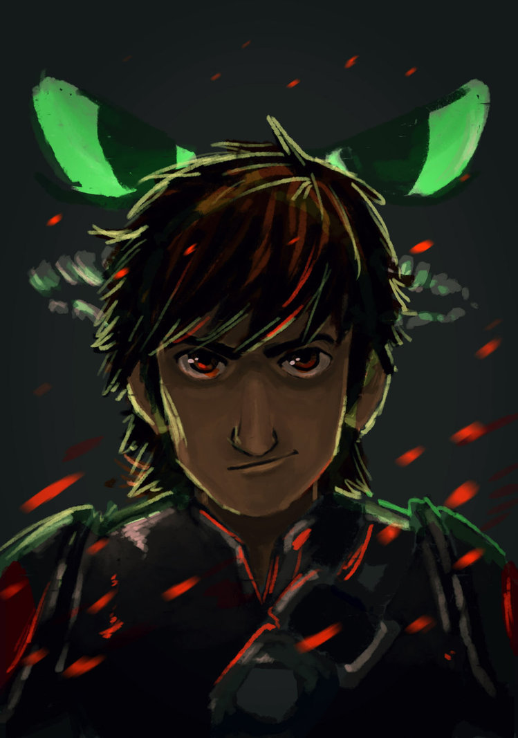 Hiccup And Toothless By Blueisocean