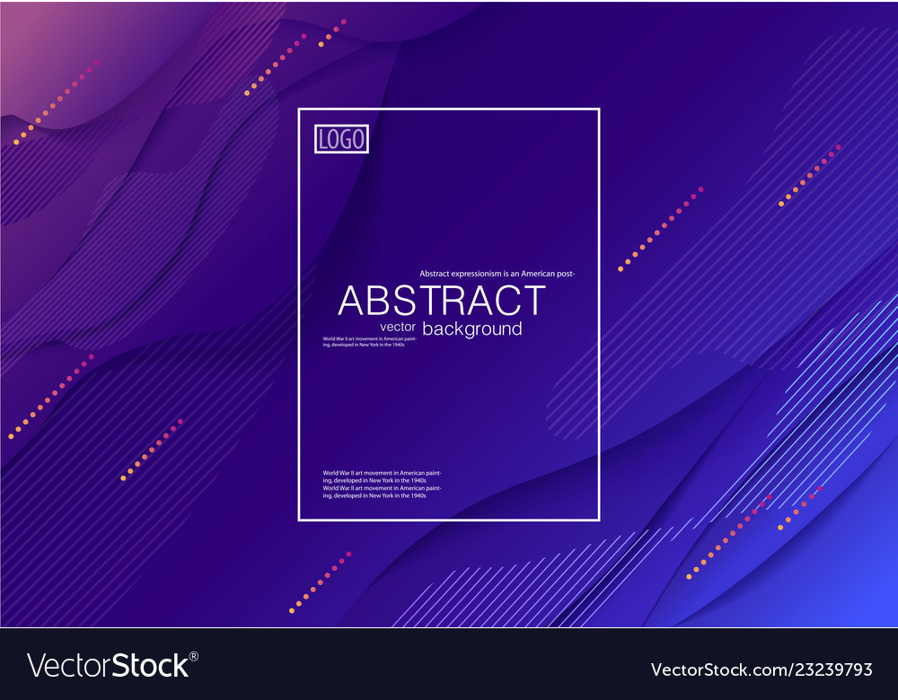 Abstract Modern Background Brochures Cover A4 Vector Image