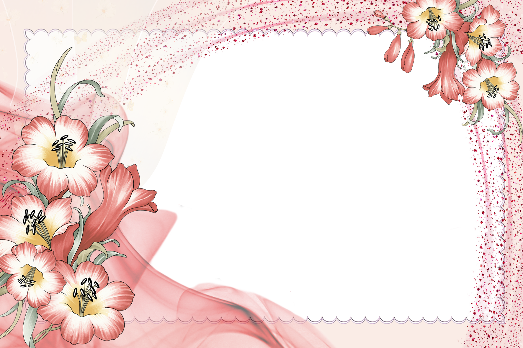 Flower Border Wallpaper Hd GAMBAR BUNGA