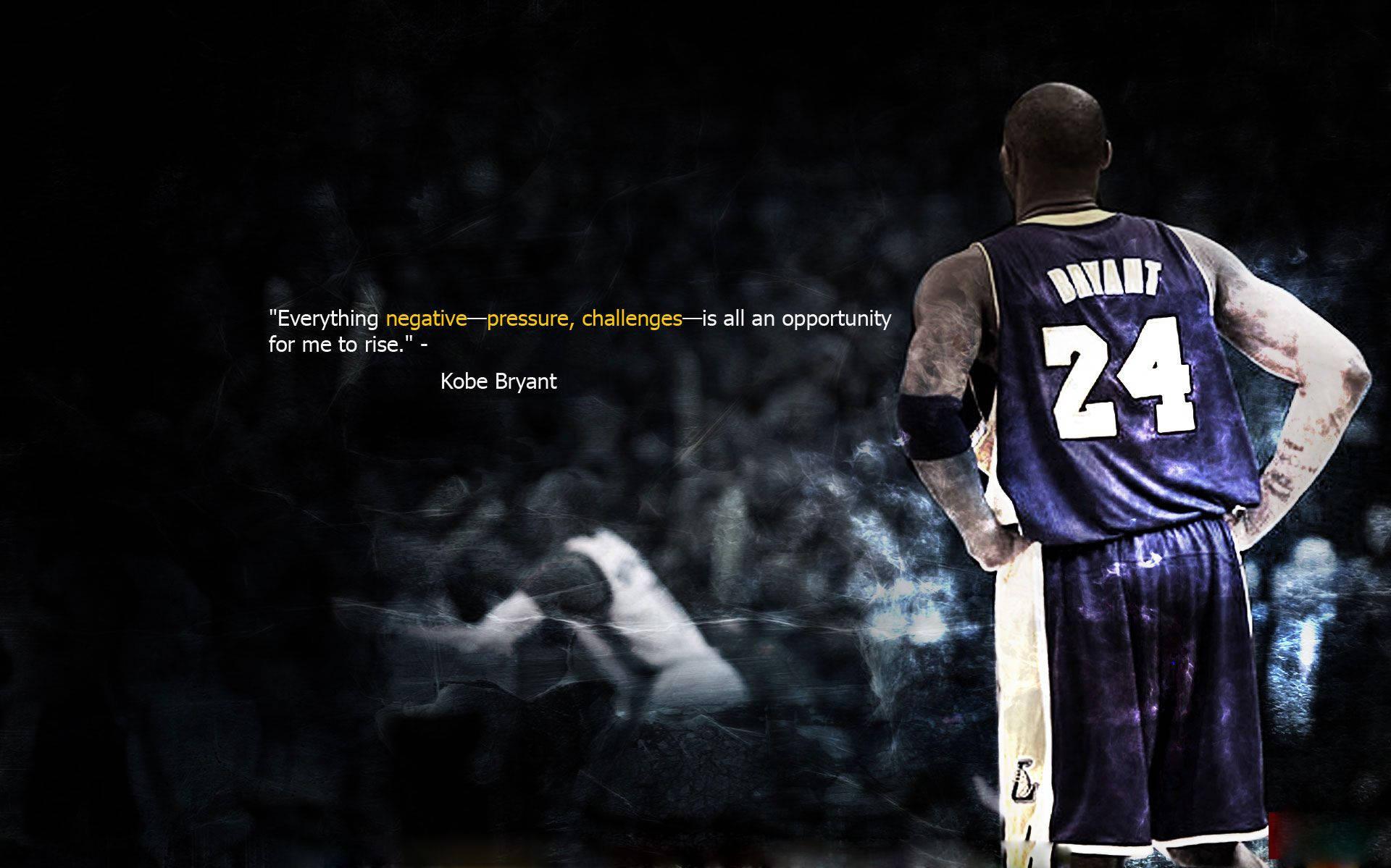 Download Opportunity Quote Kobe Bryant Wallpaper