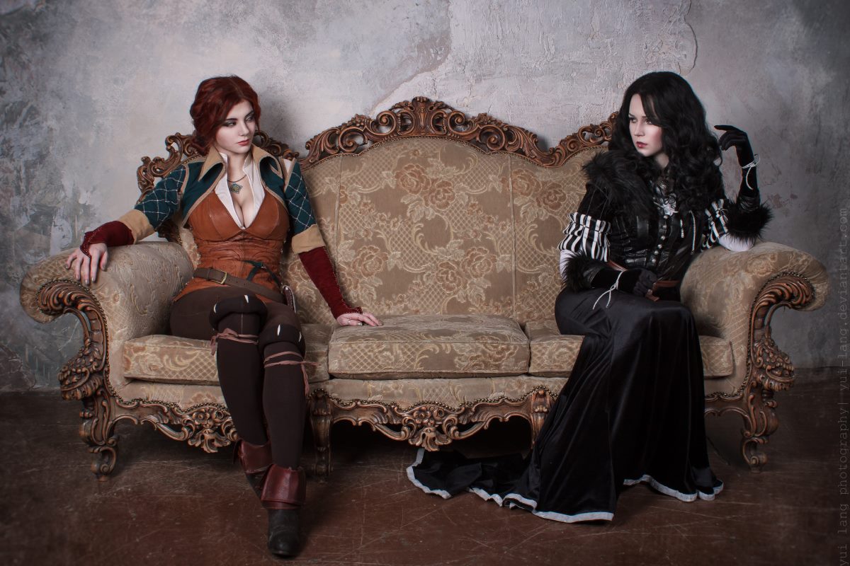 Ladies Of The Witcher Wild Hunt Yennefer Vengerberg And Triss