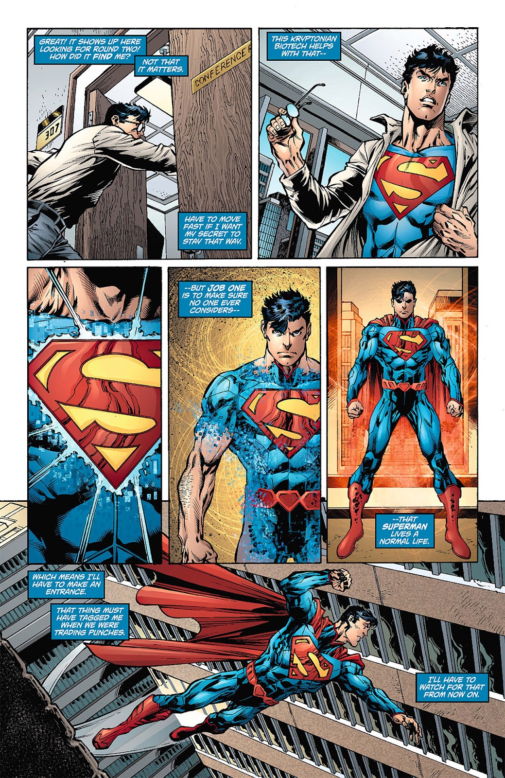 Superman Spoilers Changing In The Conference Room New Dc Ics