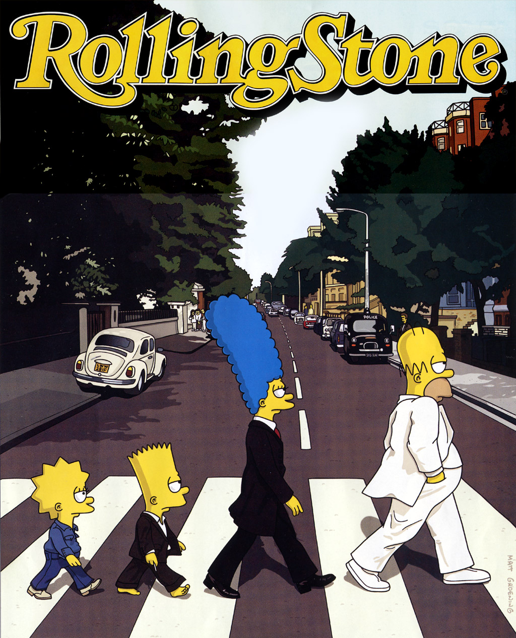 Abbey Road Wallpaper The Simpsons
