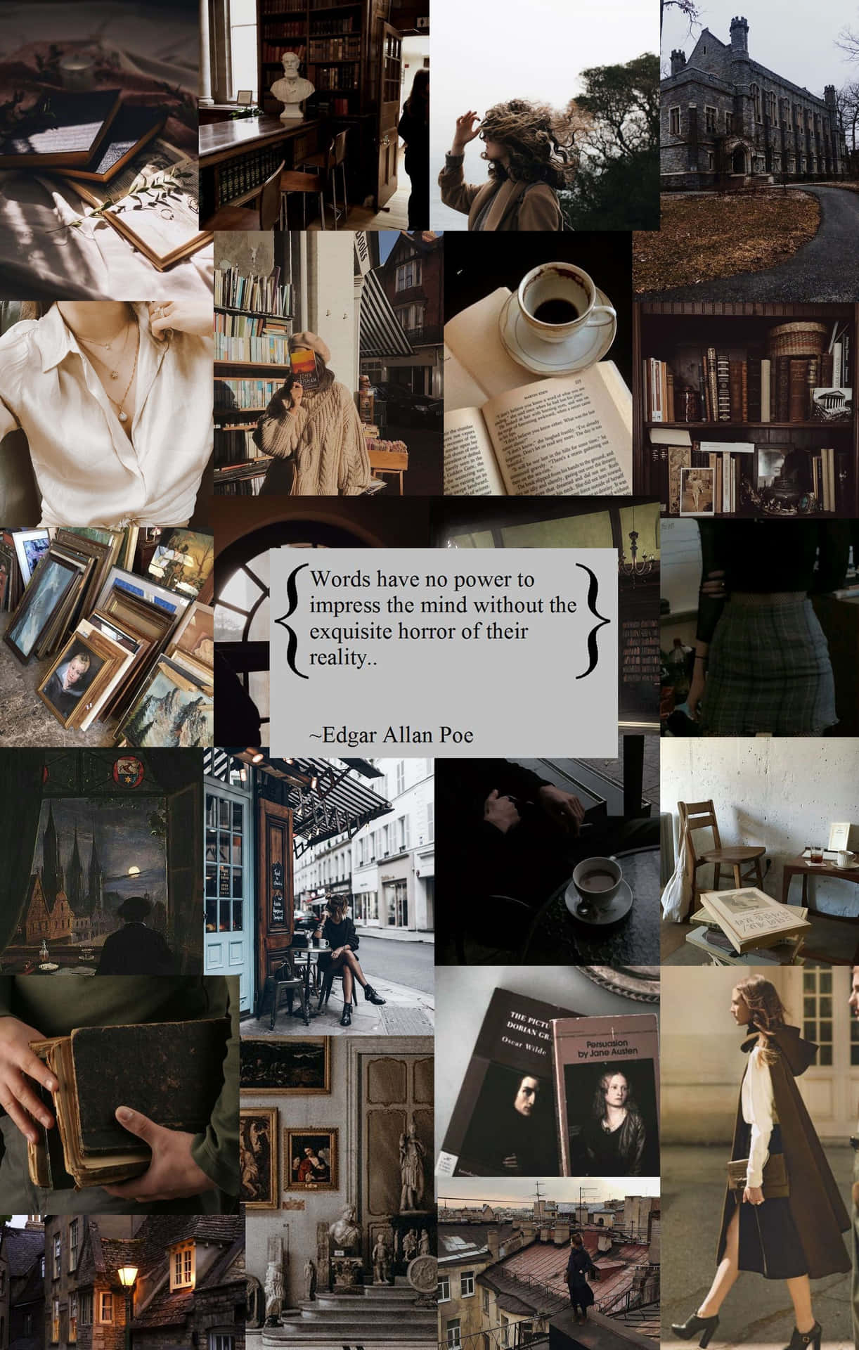 Dark Book Aesthetic Wallpaper