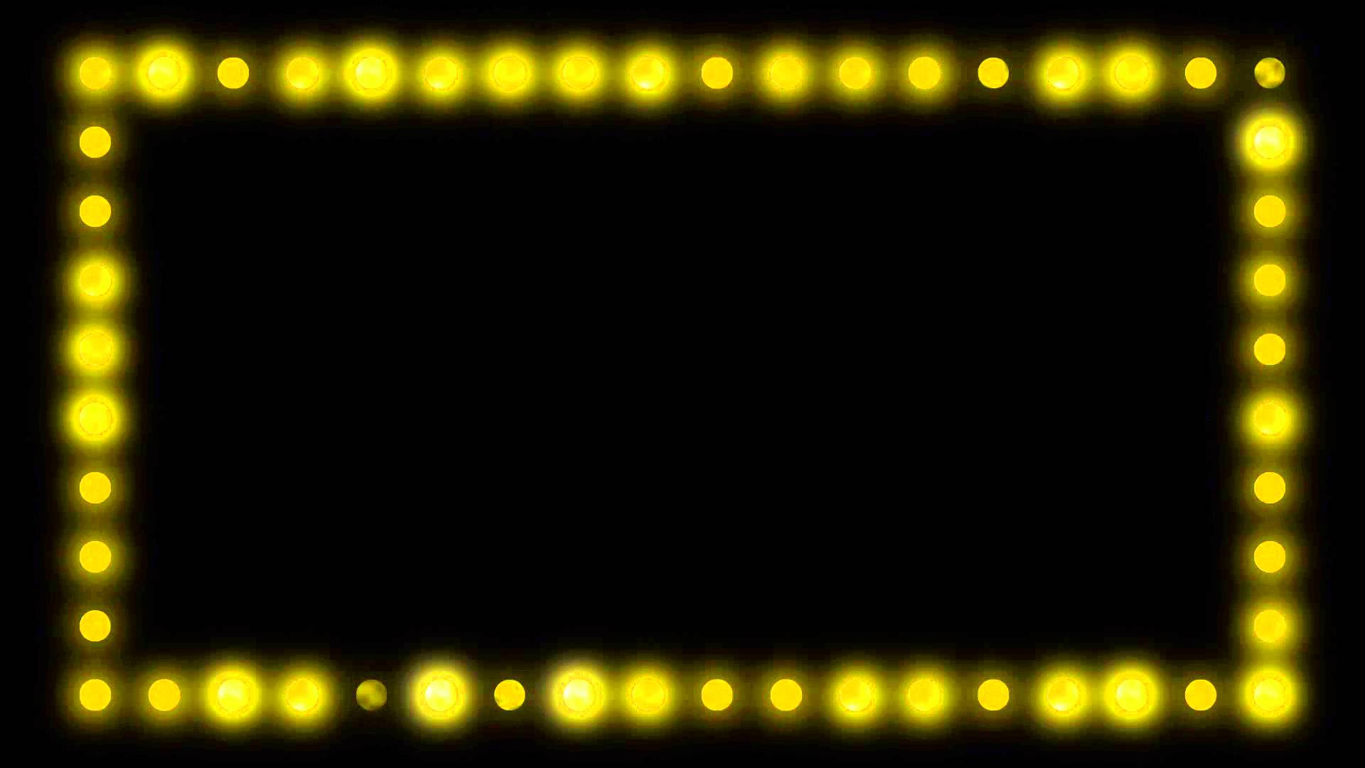 Marquee Border Lights HD Video Background Loop