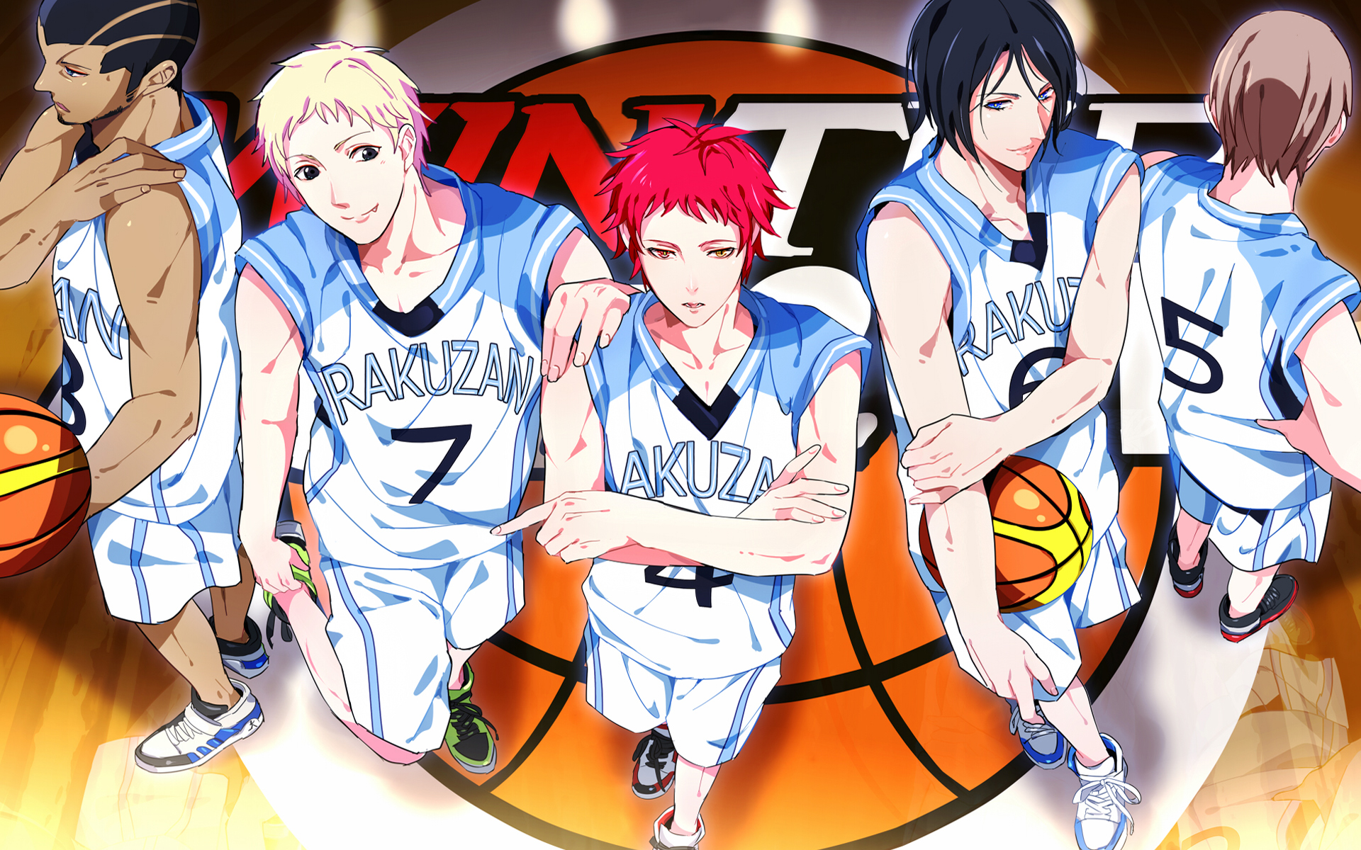 Rakuzan Basketball Team 7i Wallpaper HD