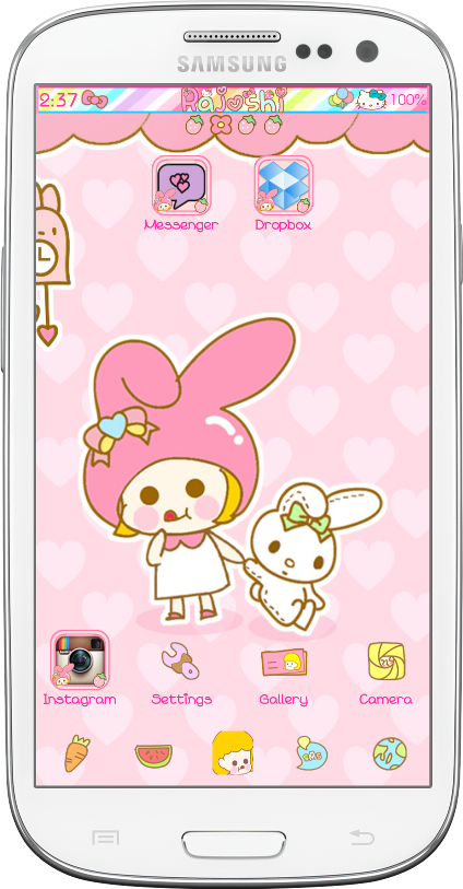 My Melody iPhone Wallpaper Theme For
