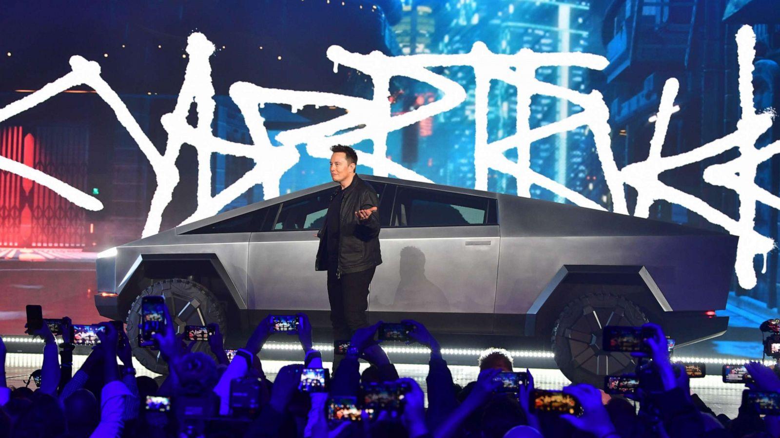 Tesla Debuts Futuristic New Electric Pickup Cybertruck To Applause