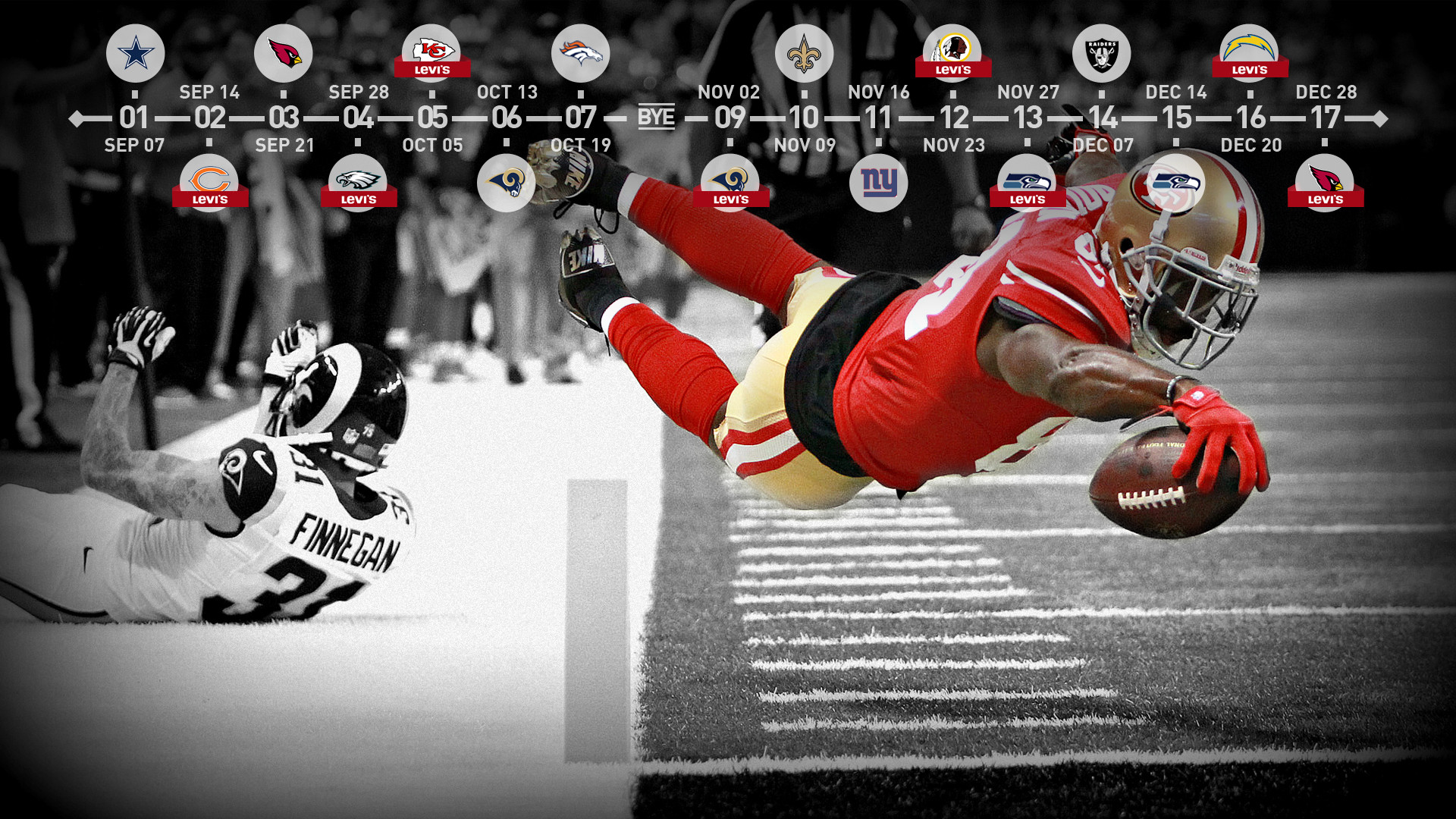 49ers Schedule 2015 for Pinterest