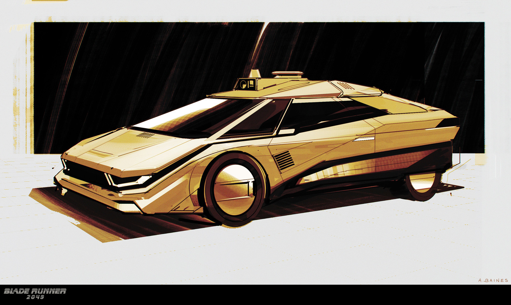 Blade Runner Concept Art Adam Baines Tiboro Carsketch Resized Ab Wallpaper