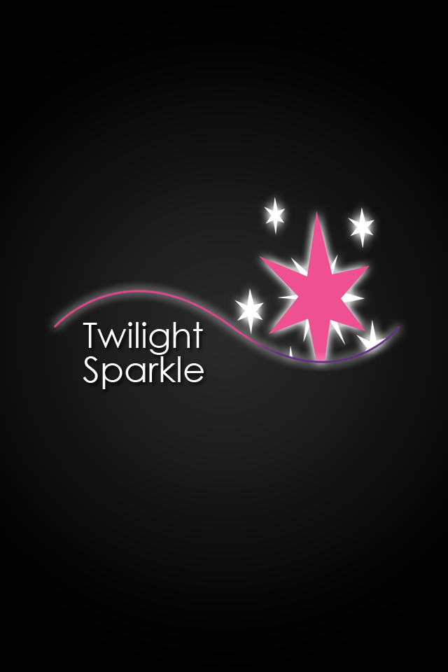 Twilight Sparkle Glow Line Ipod iPhone Wallpaper By Alphamuppet On