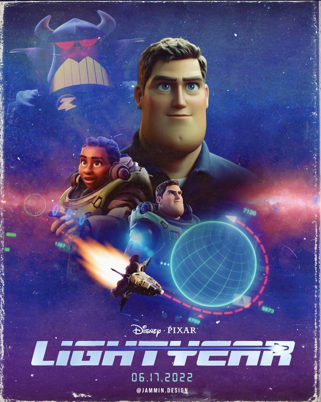 Lightyear alternative movie poster rdisney