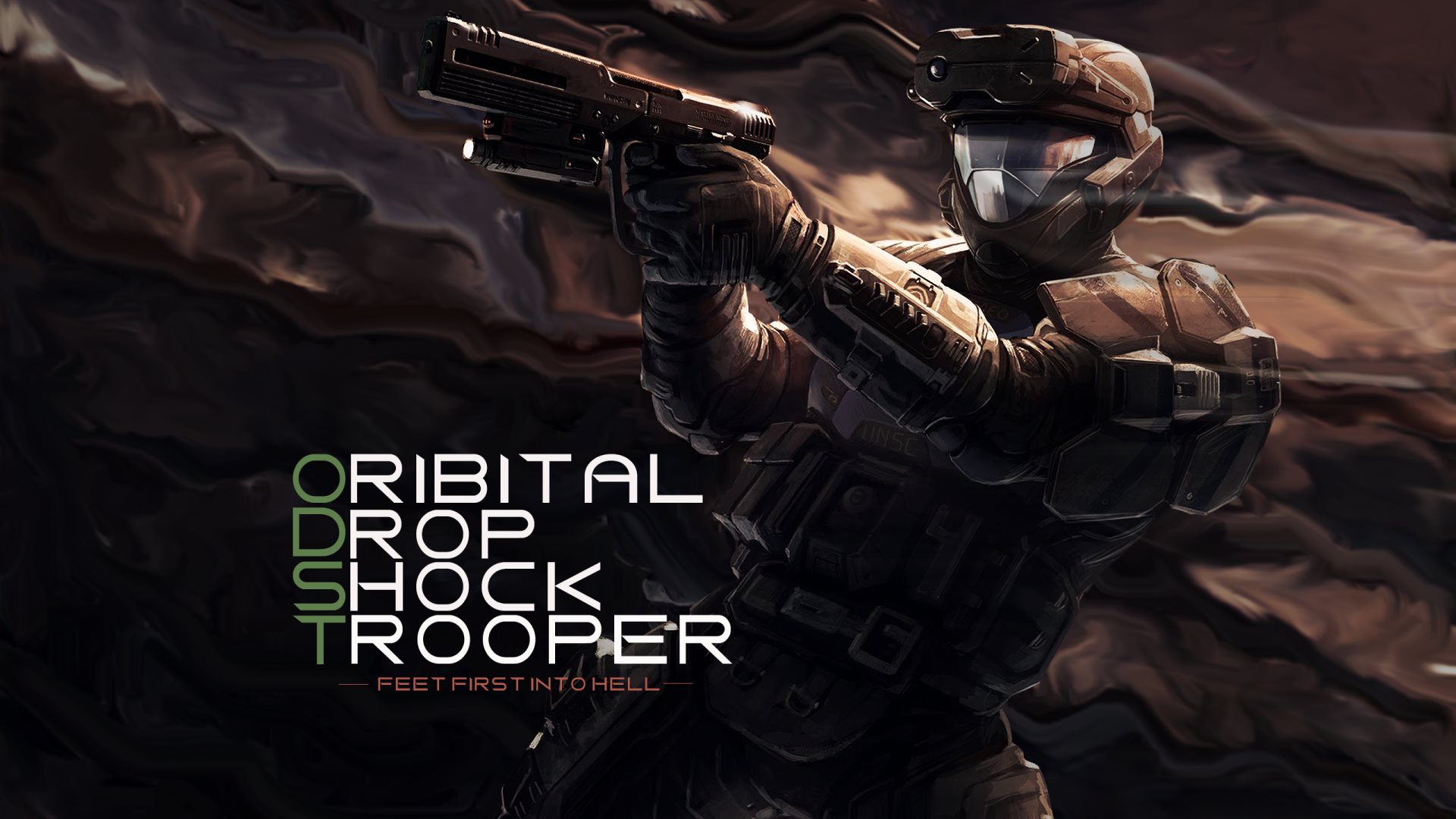 Download Trooper With Two Guns Halo Odst 4k Wallpaper  Wallpaperscom