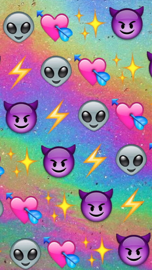 alien emoji wallpaper