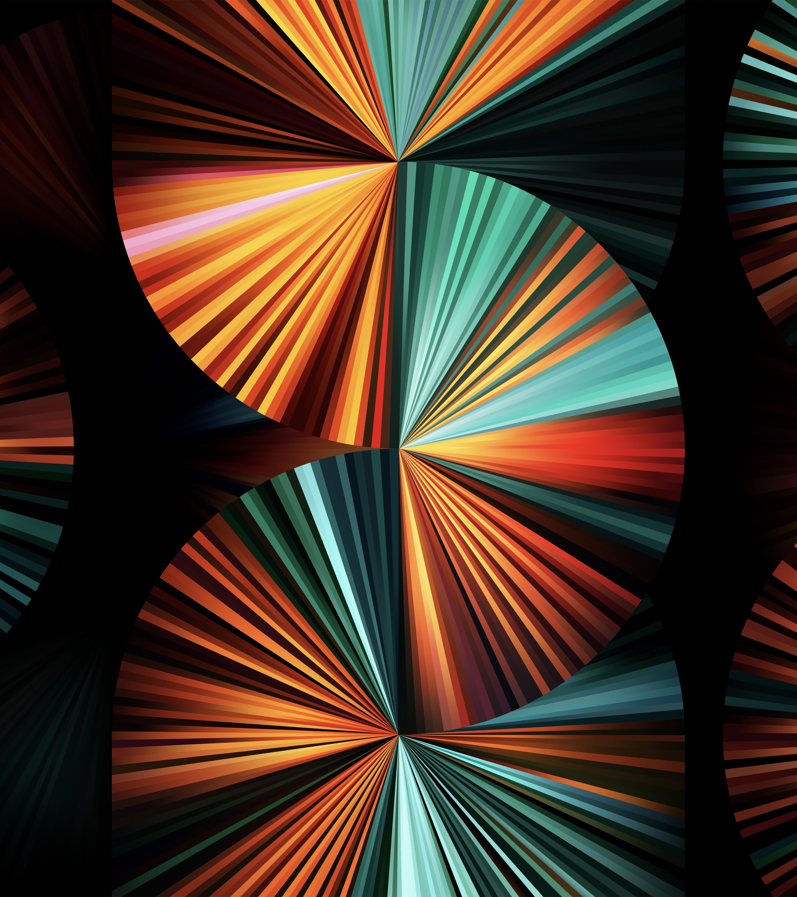 Stacked Monitor QHD Wallpaper