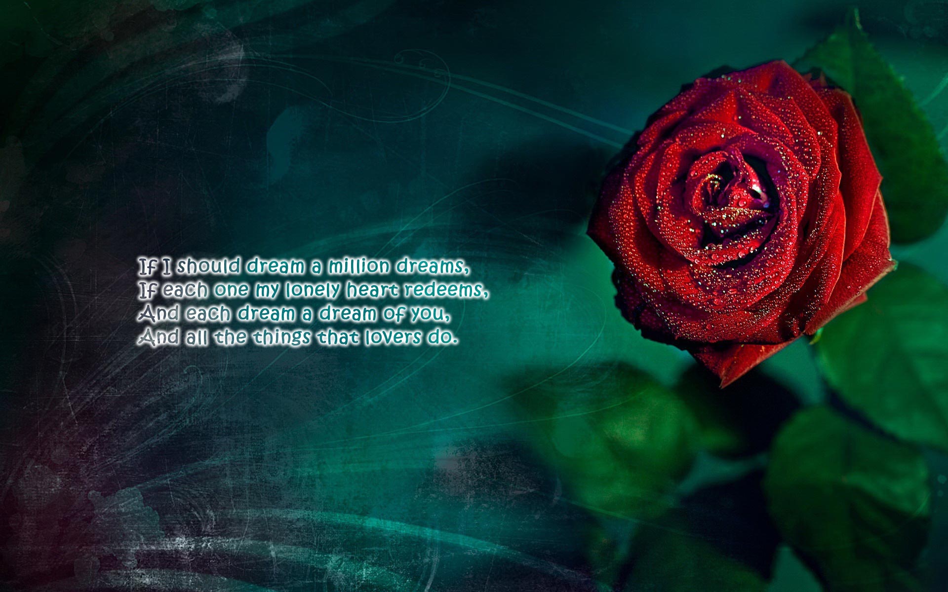 Love Poems HD Background Wallpaper