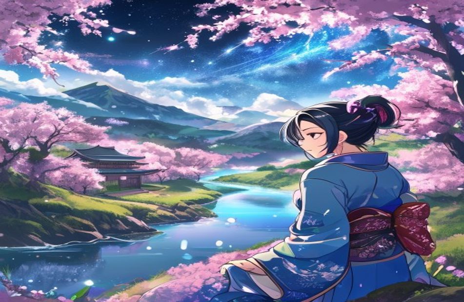 Blue Anime Wallpaper