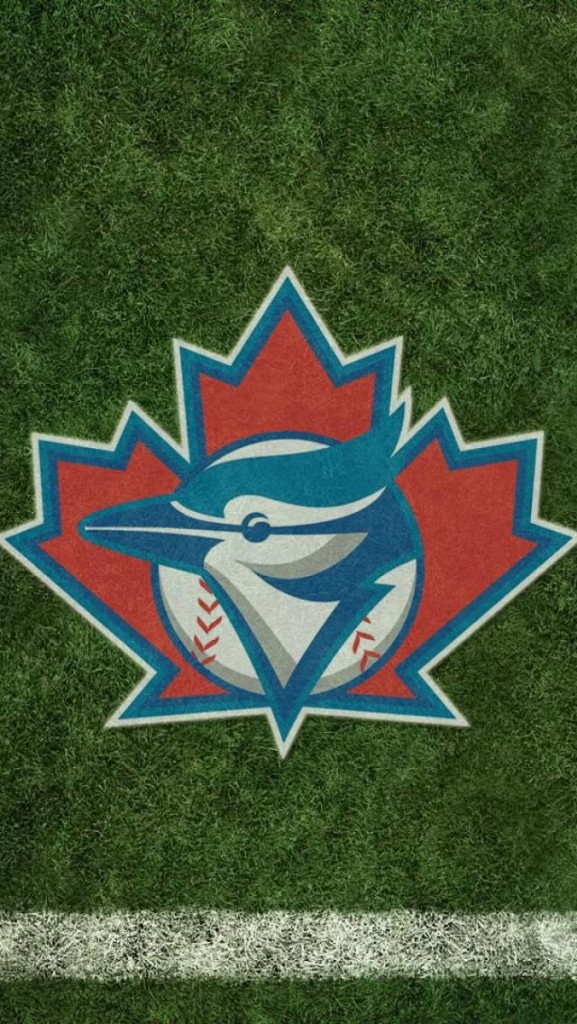Toronto Blue Jays Logo And Field iPhone Wallpaper