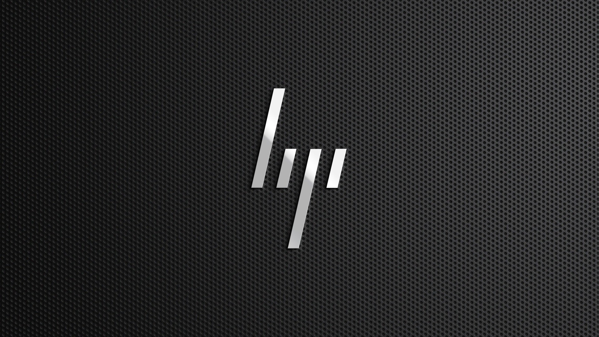 Hp Pany Logo In Black Background Image HD Famous Wallpaper