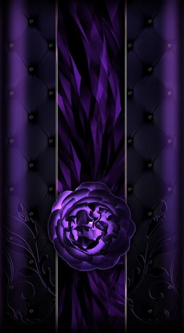 Black And Purple Wallpaper Dark