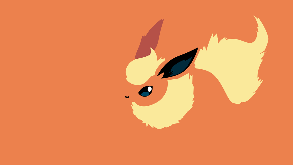 Flareon Minimalistic Wallpaper By Browniehooves
