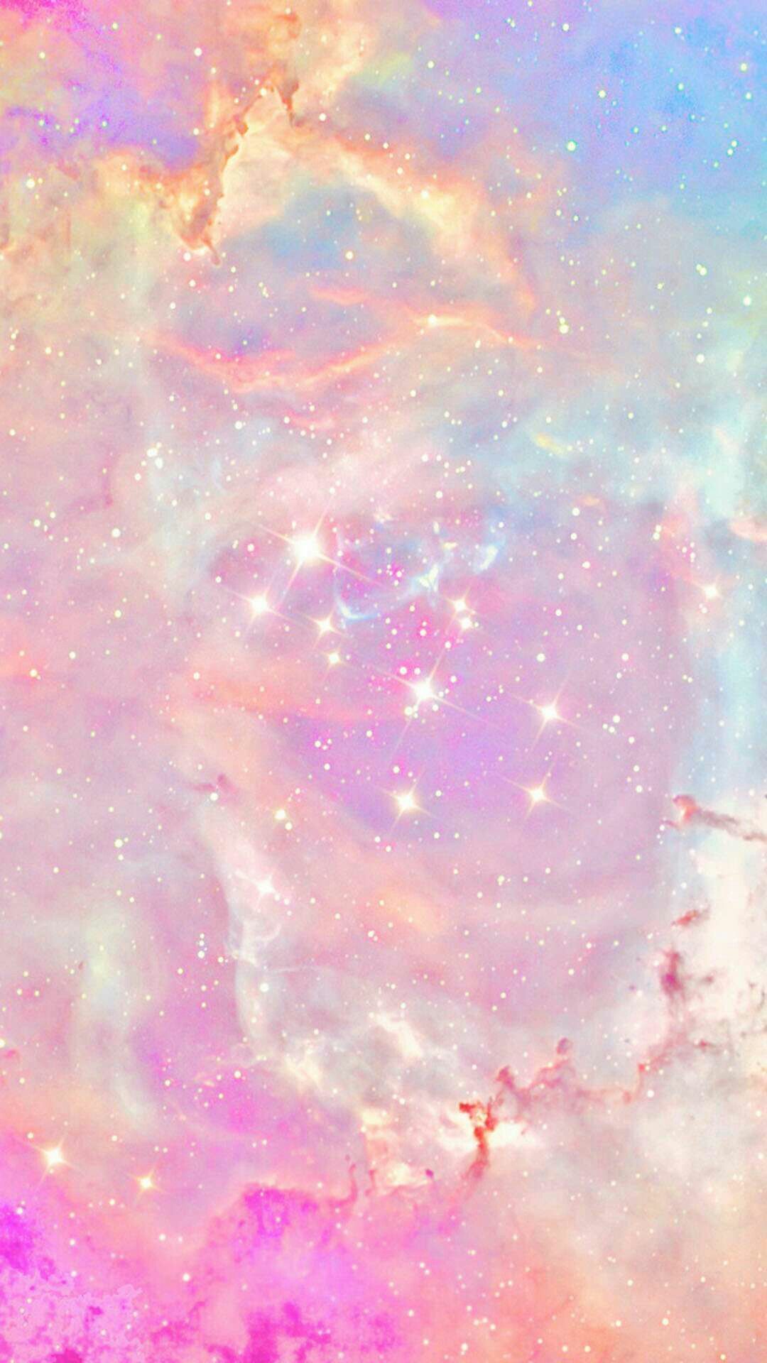 Iridescent Stars Wallpaper Top