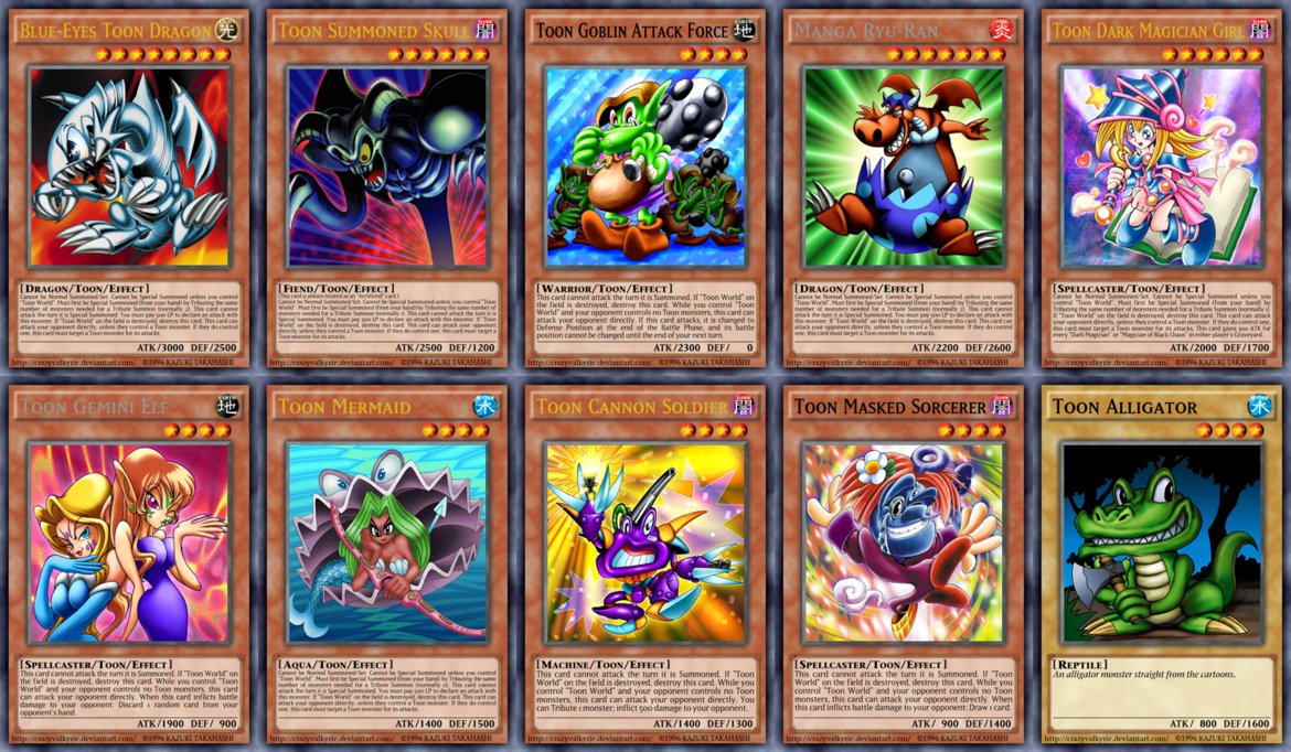 Yu Gi Oh Pegasus Toon Monsters By Crazyvalkyrie