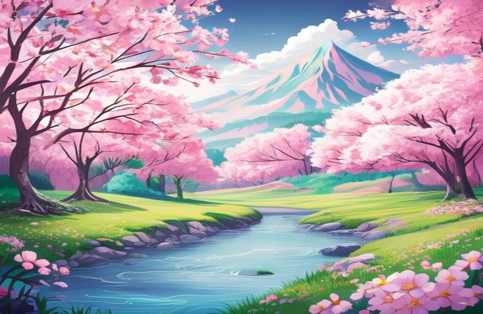 Anime Cherry Blossom Wallpaper