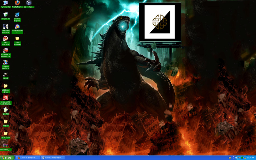 Godzilla Desktop By Kaijux