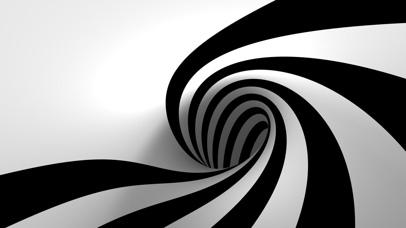 Black And White 3d Design Wallpaper Jpg