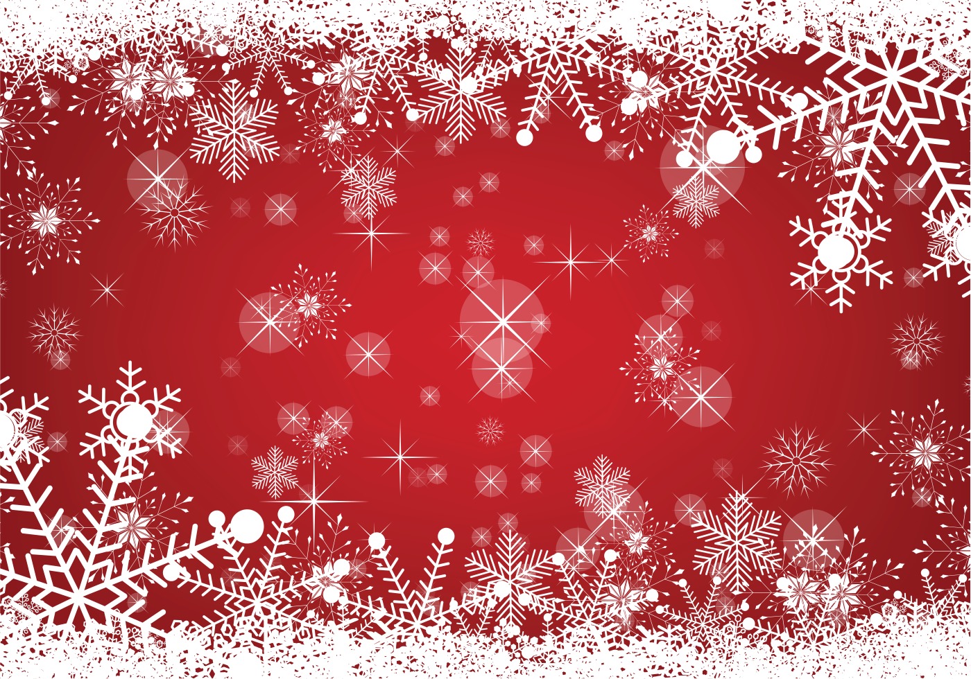 Red Christmas Background Vector Art S