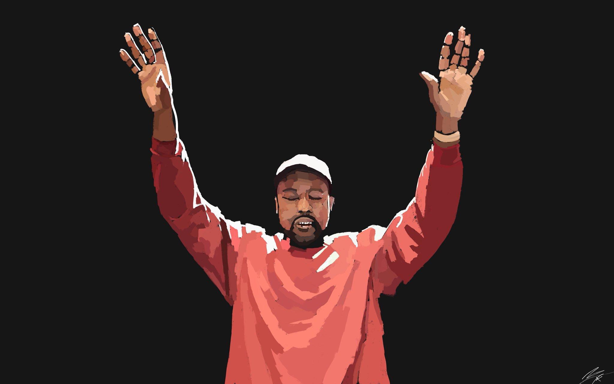 Utopia Of Ink On X Ye A 4k Wallpaper Kanye West Made