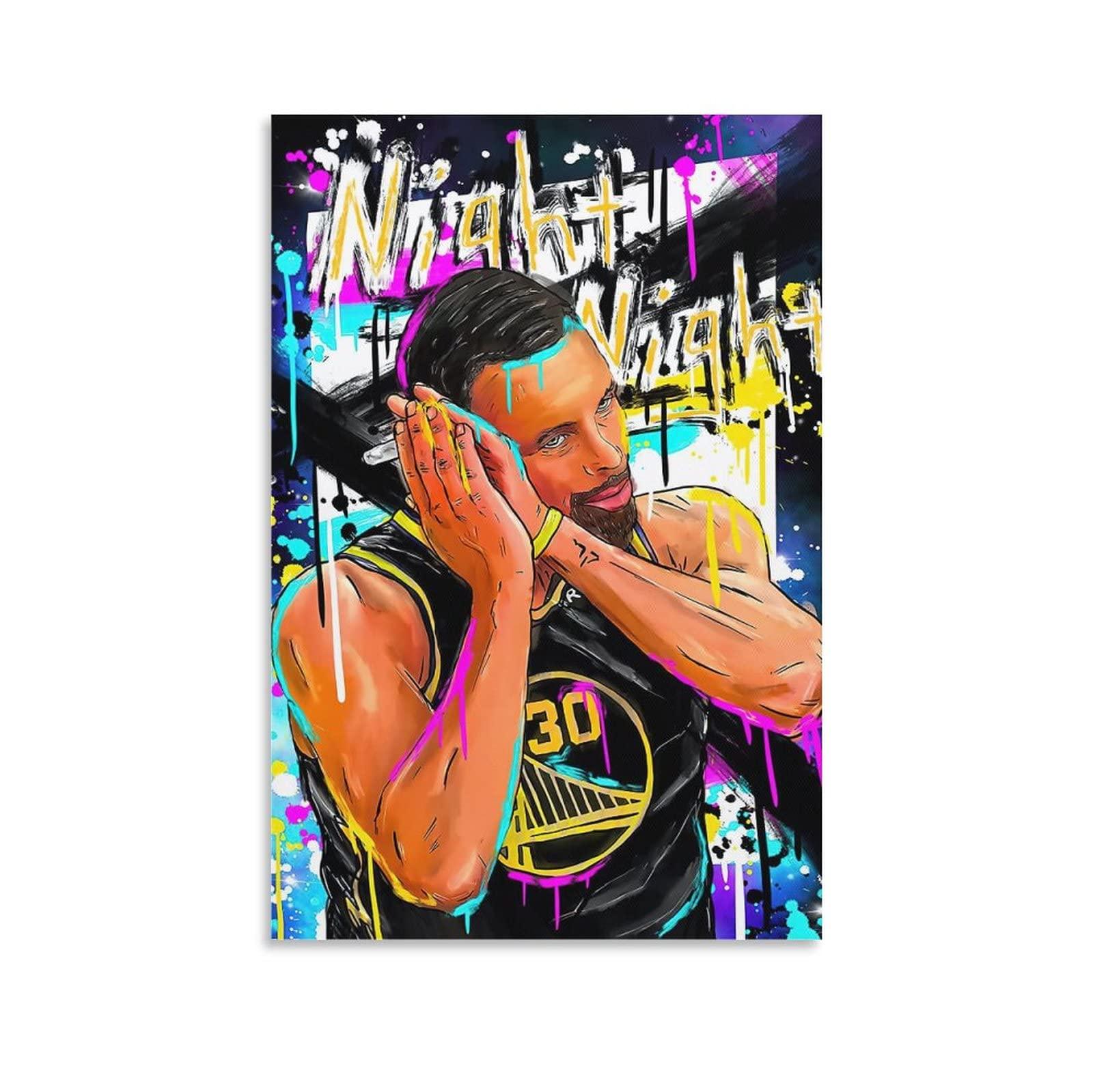 Amazon Steph Curry Night Poster Decorative Painting