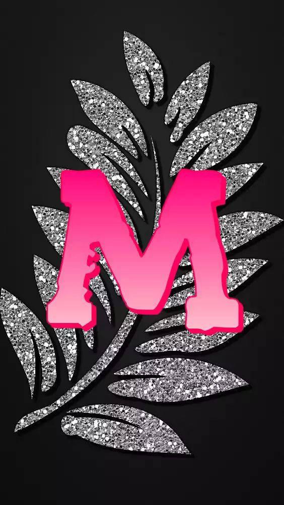 Ombre Letter M Wallpaper